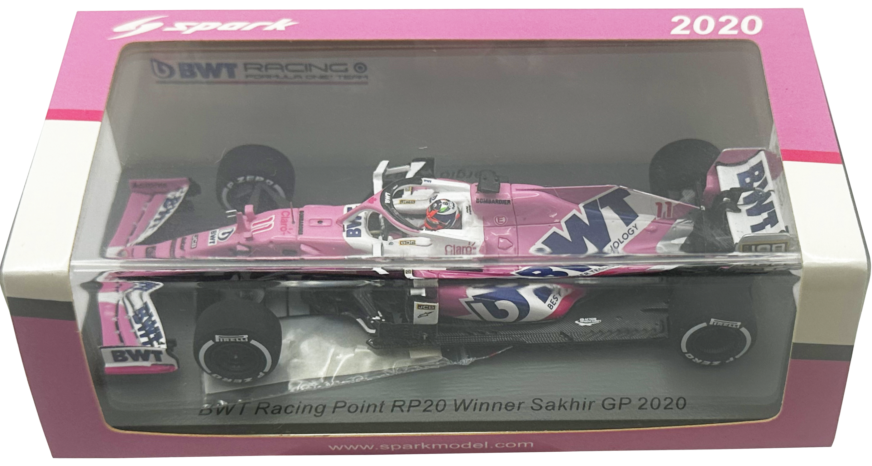 BWT Racing Point RP20 Sergio Perez SPARK escala 1:43