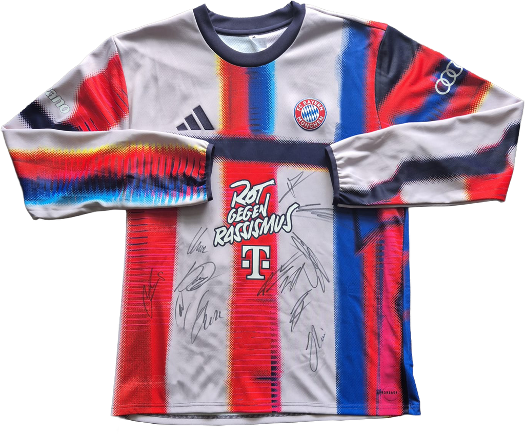 Sudadera calentamiento Bayern Munich firmada