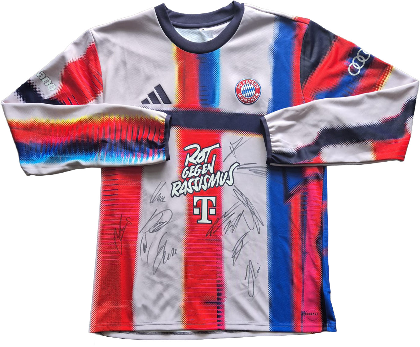 Sudadera calentamiento Bayern Munich firmada