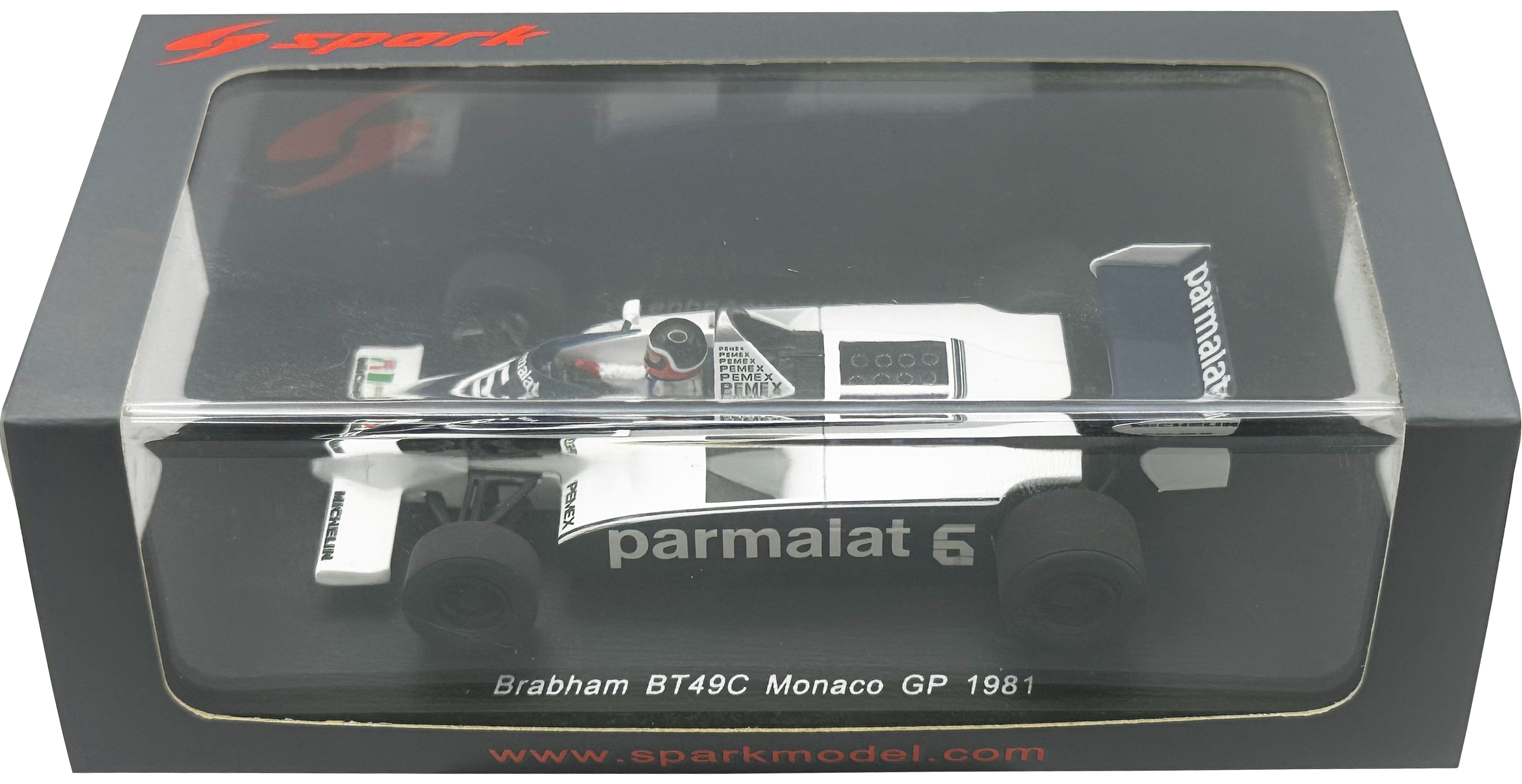 Brabham BT49C Héctor Rebaque SPARK escala 1:43