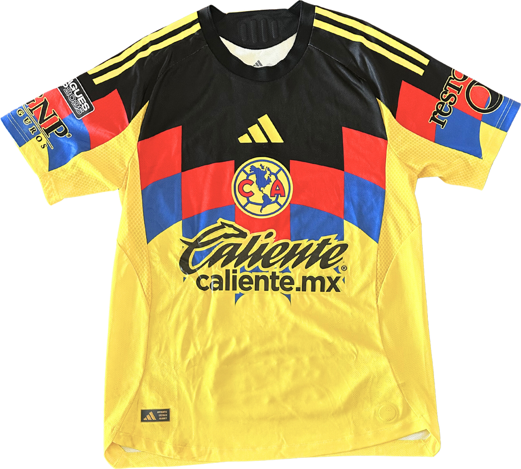 Jersey Club América local Fidalgo usado y firmado