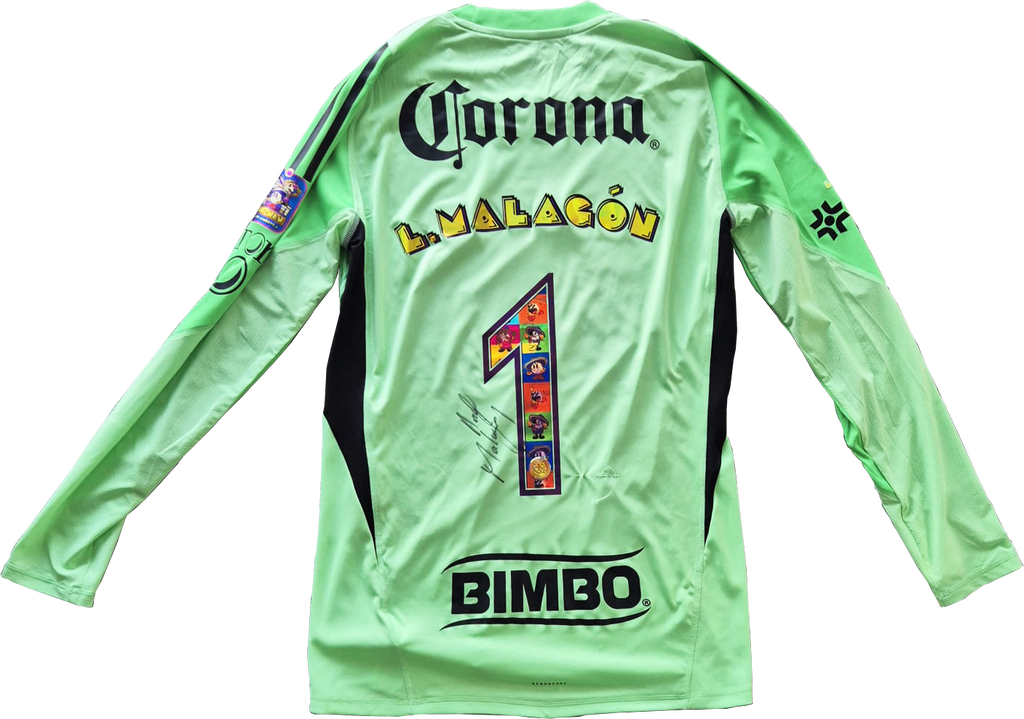 Jersey Club América portero Malagón usado y frimado