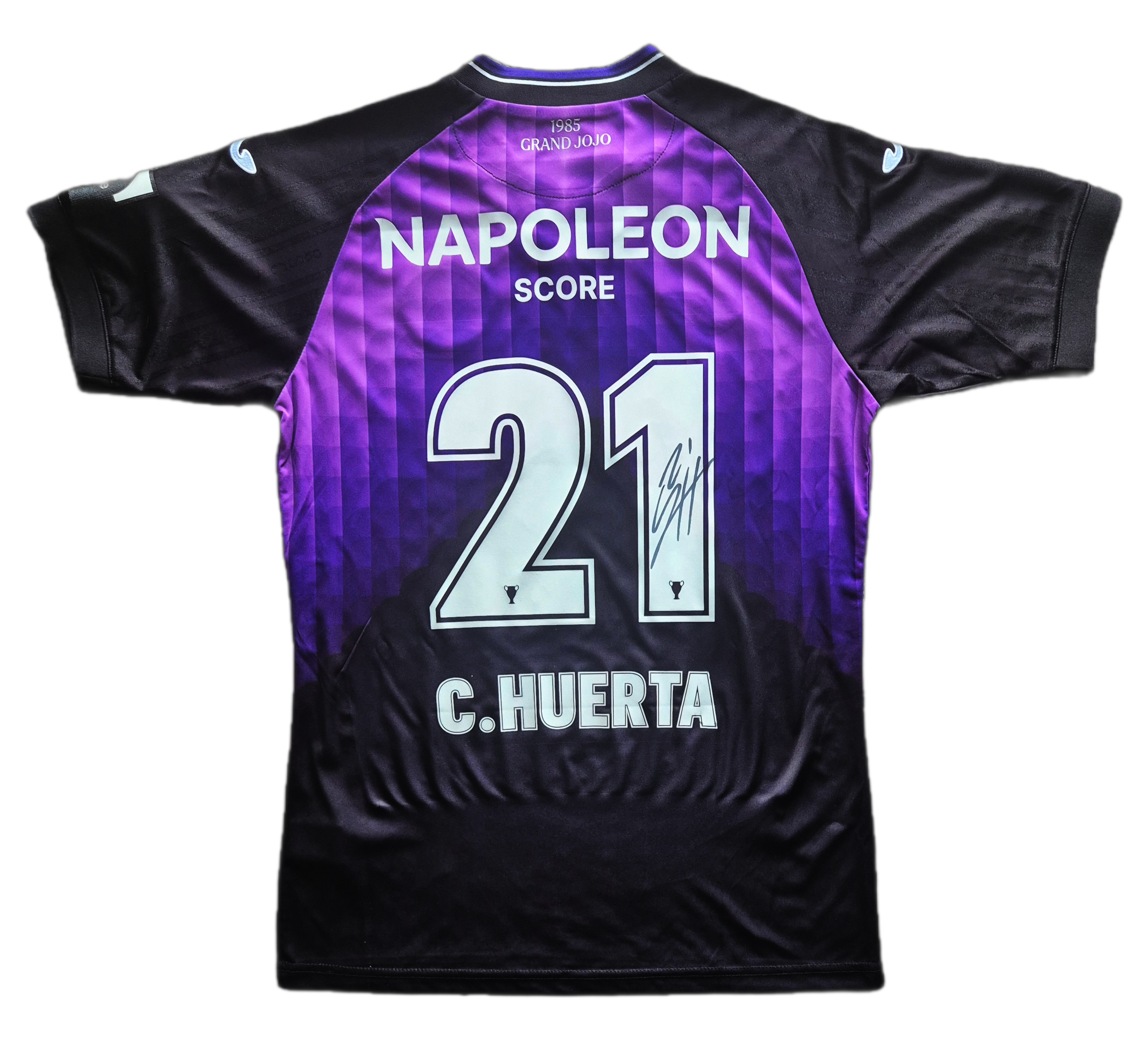 Jersey RSC Anderlecht Visita César Huerta preparado juego y firmado