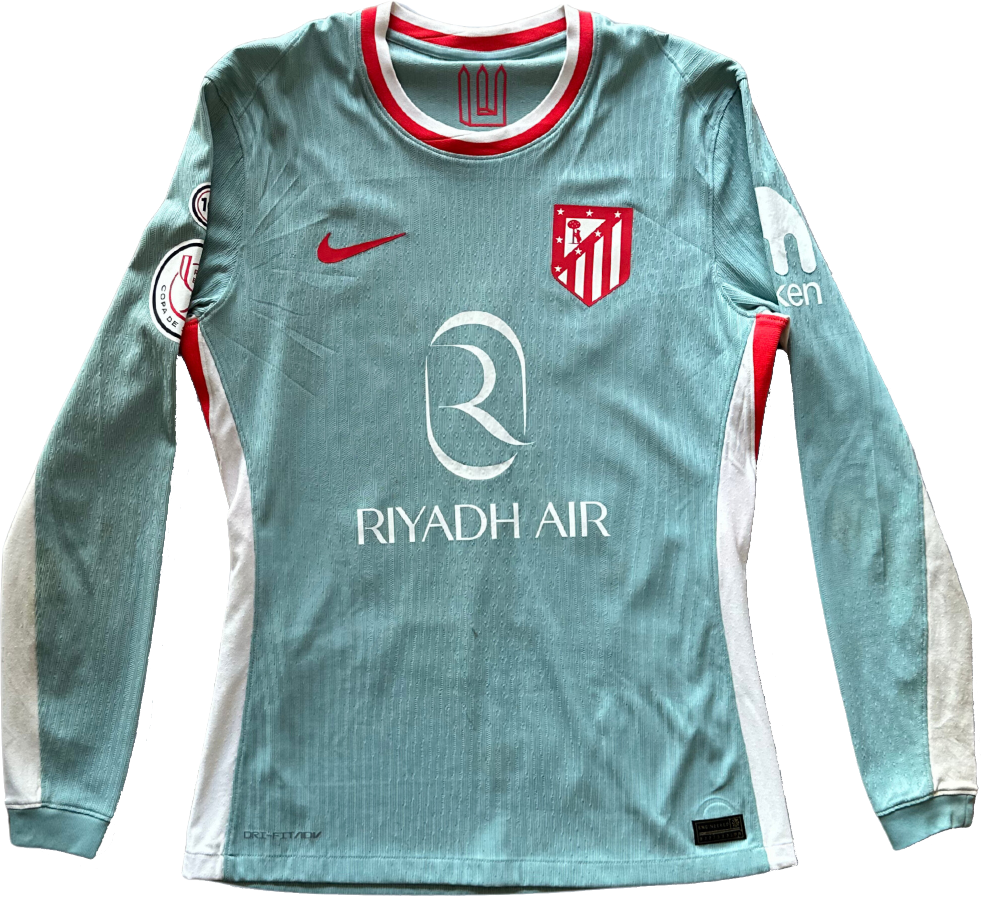Jersey Atlético de Madrid visita Giuliano usado y firmado