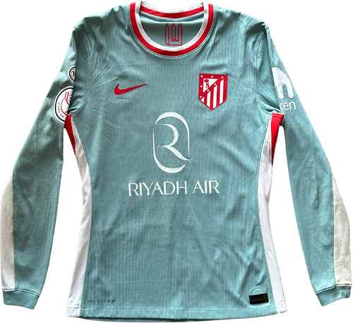 Jersey Atlético de Madrid visita Giuliano usado y firmado