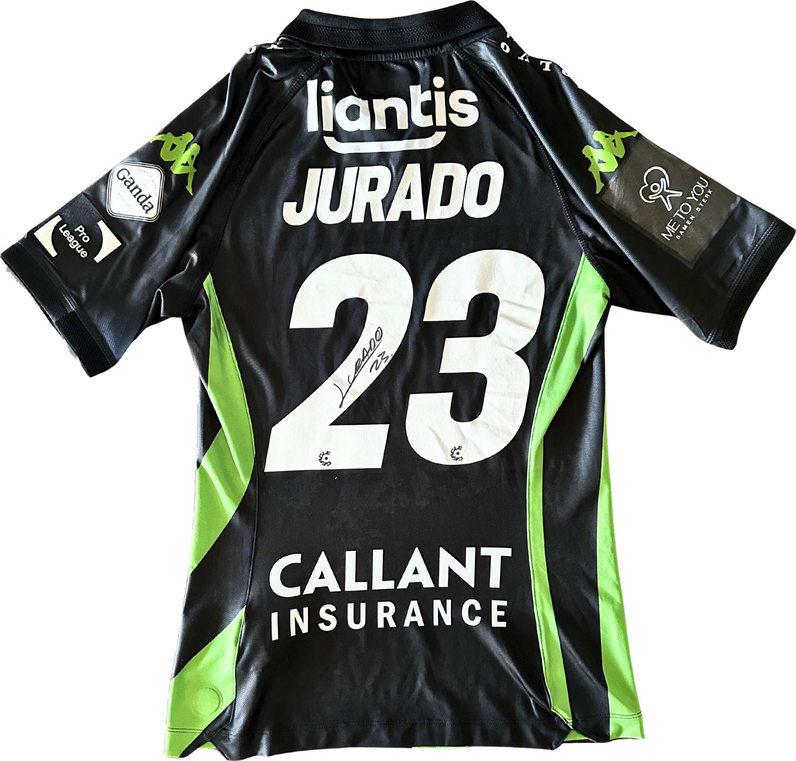 Jersey Cercle Brugge local Jurado preparado y firmado
