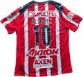 Jersey Chivas local Alvarez usado y firmado