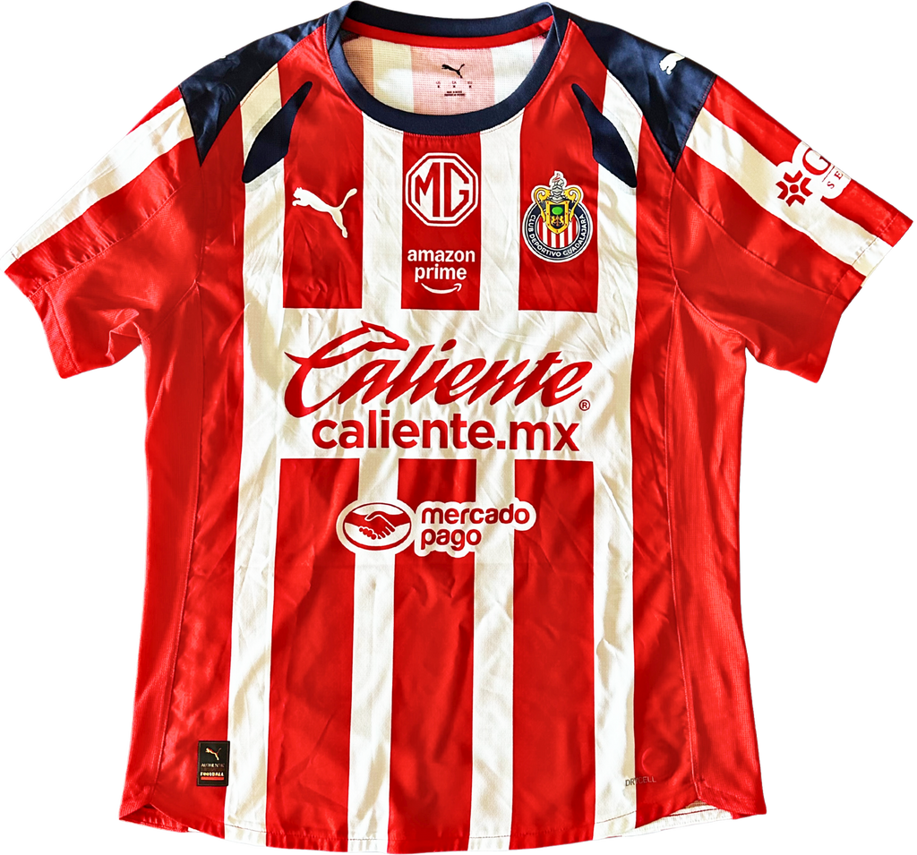 Jersey Chivas local Camberos usado y firmado