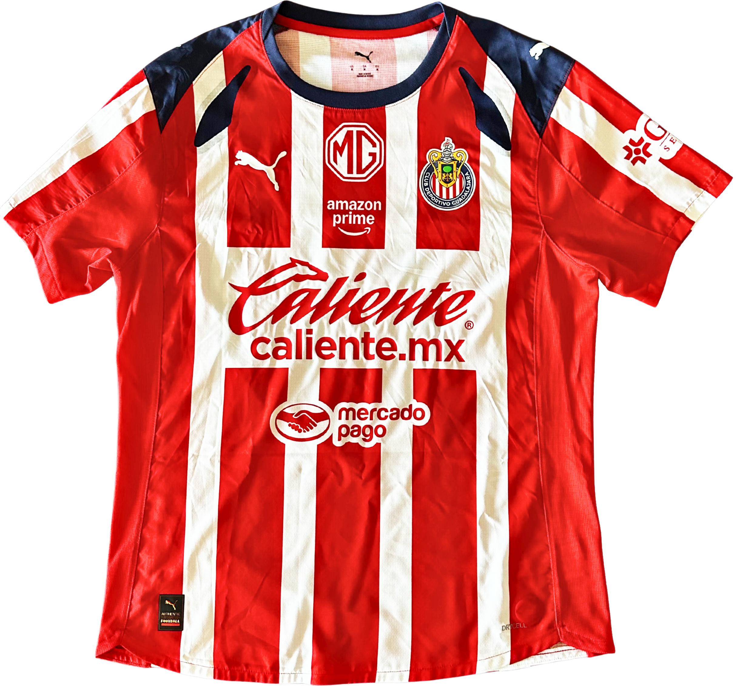 Jersey Chivas local Camberos usado y firmado