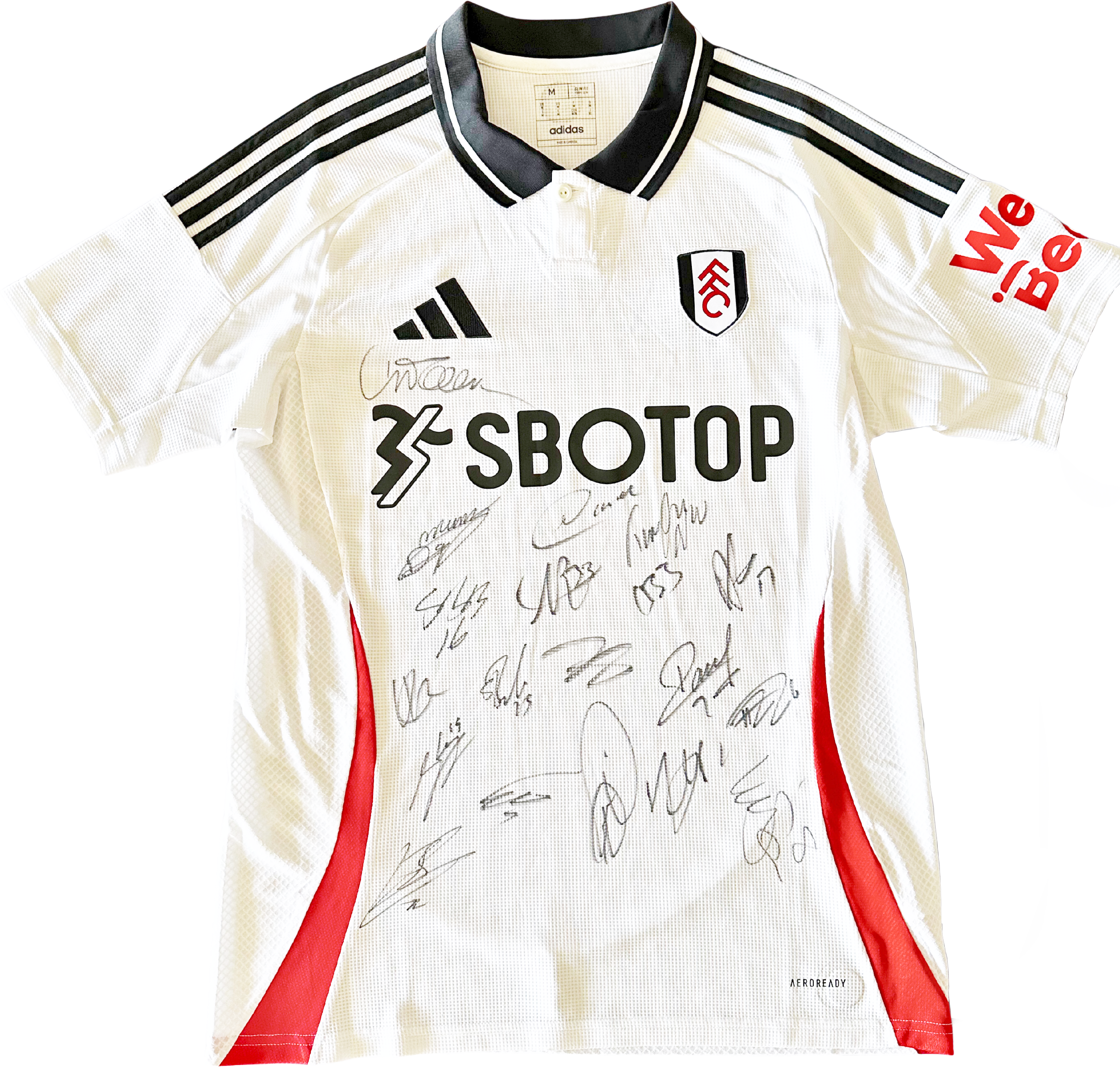 Jersey Fulham local firmado
