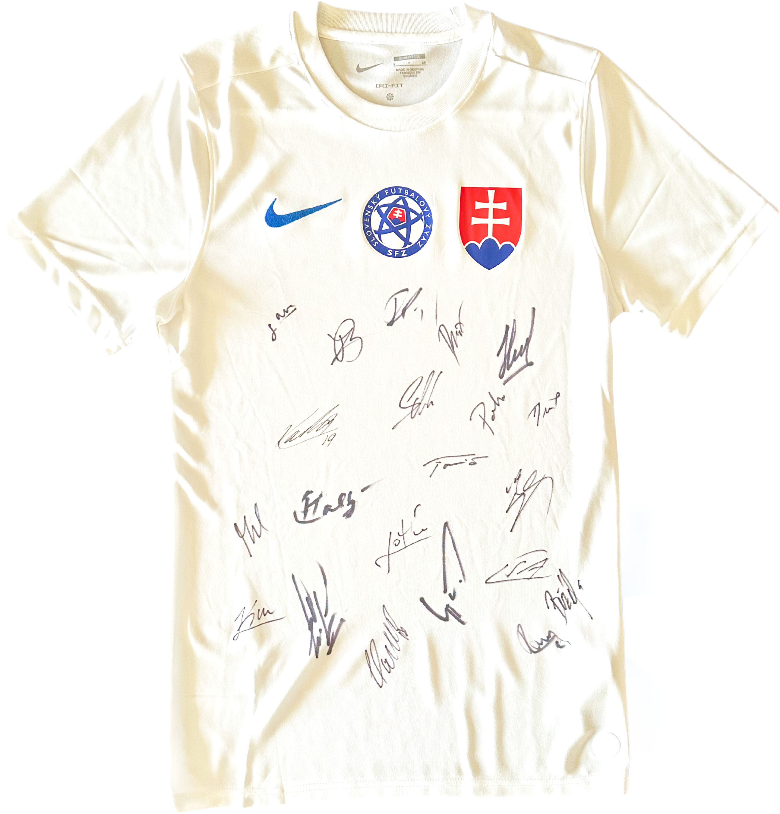 Jersey Selección Eslovaquia local firmado