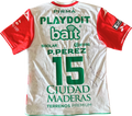 Jersey Necaxa local Perez usado y firmado