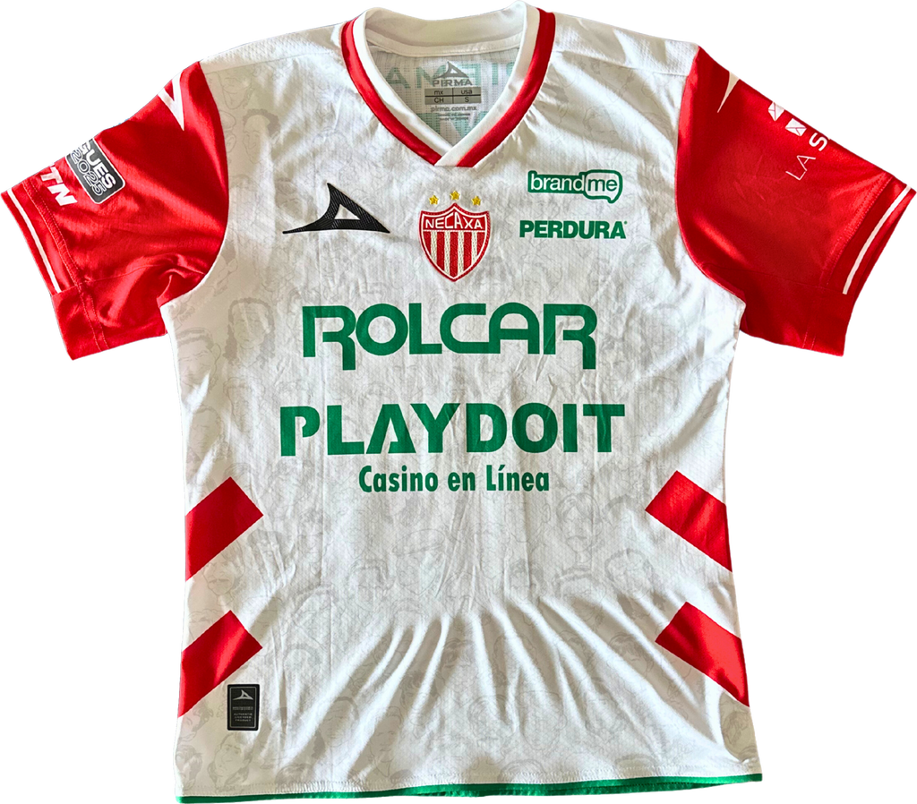 Jersey Necaxa local Perez usado y firmado