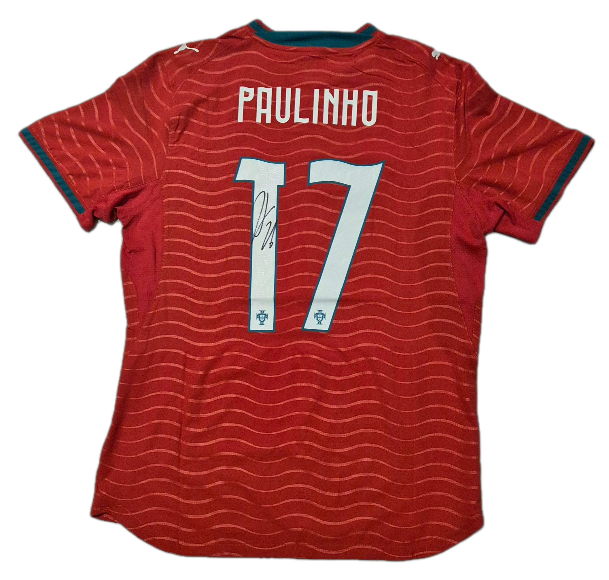 Jersey Portugal local Paulinho firmado