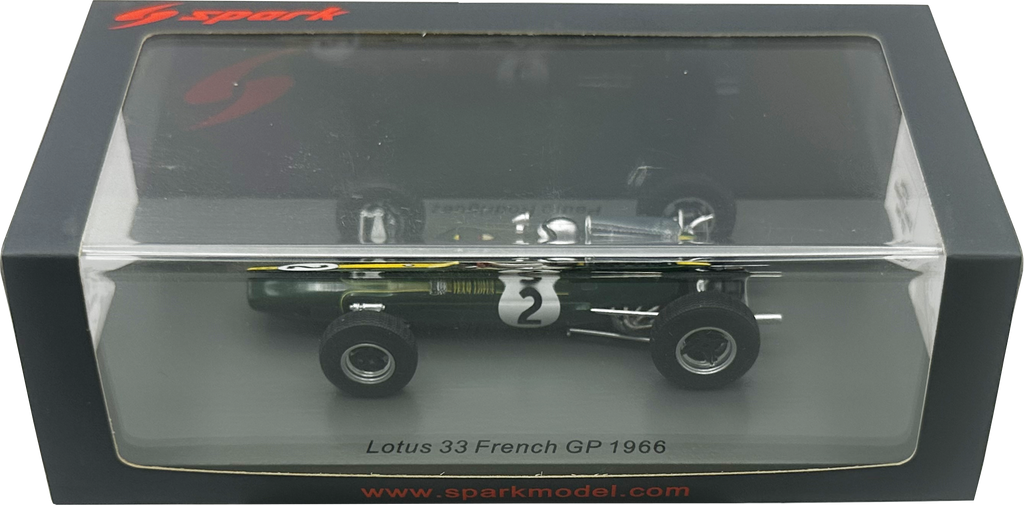 Lotus 33 French GP 1966 Pedro Rodríguez SPARK escala 1:43