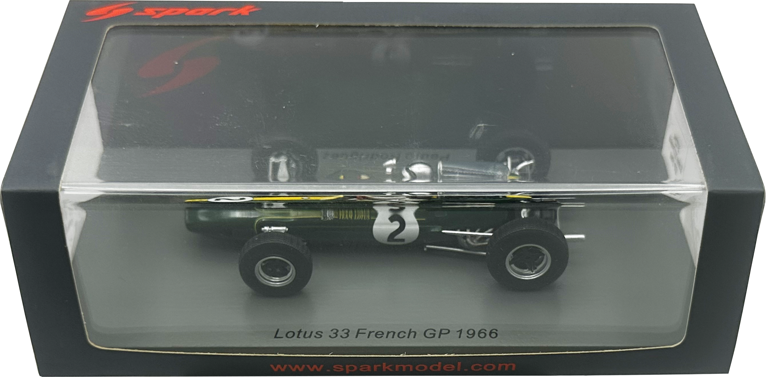 Lotus 33 French GP 1966 Pedro Rodríguez SPARK escala 1:43
