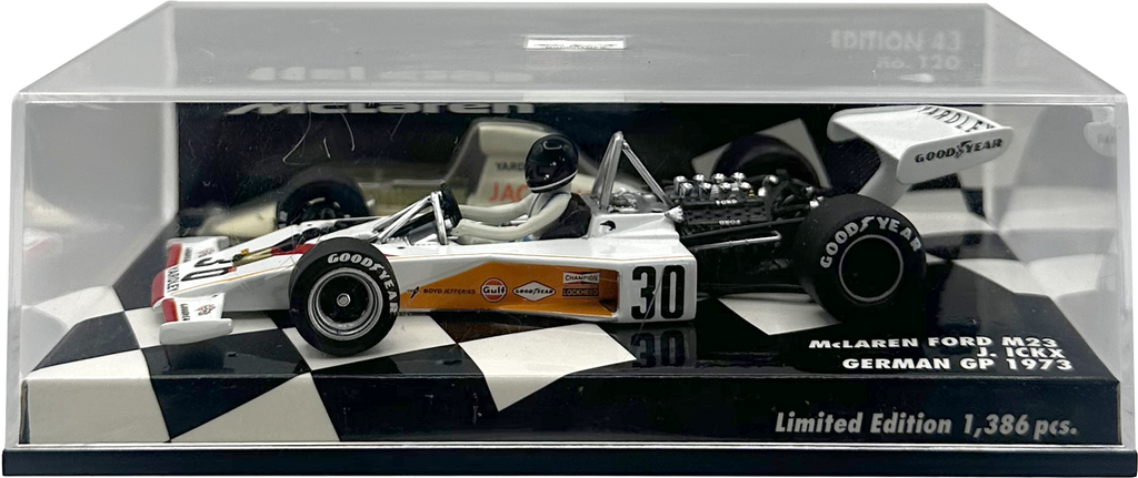 Mclaren Ford M23 German GP Ickx MINICHAMPS escala 1:43