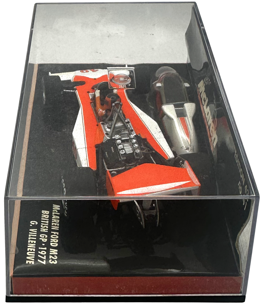 Mclaren Ford M23 British GP Villeneuve MINICHAMPS escala 1:43