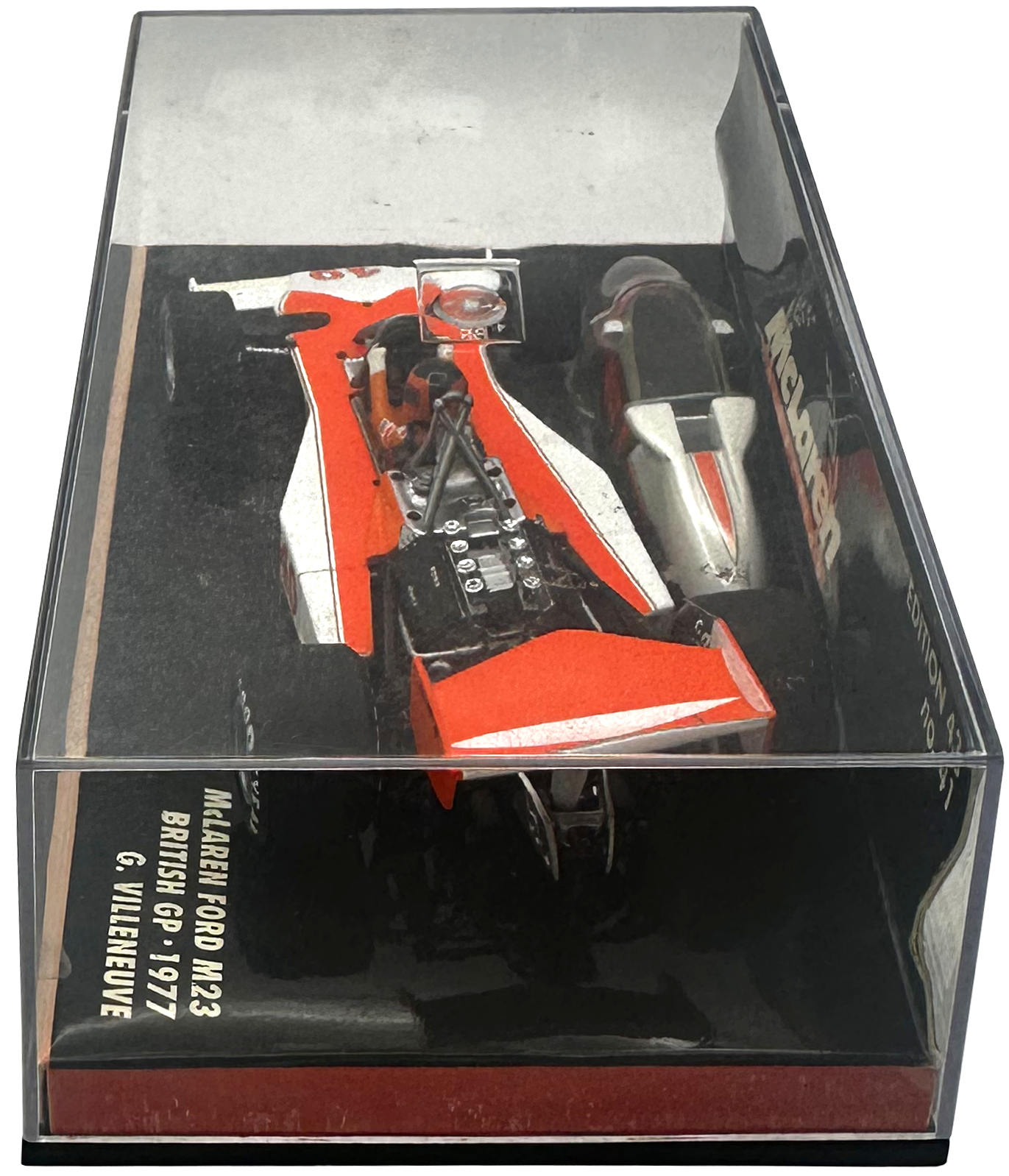 Mclaren Ford M23 British GP Villeneuve MINICHAMPS escala 1:43