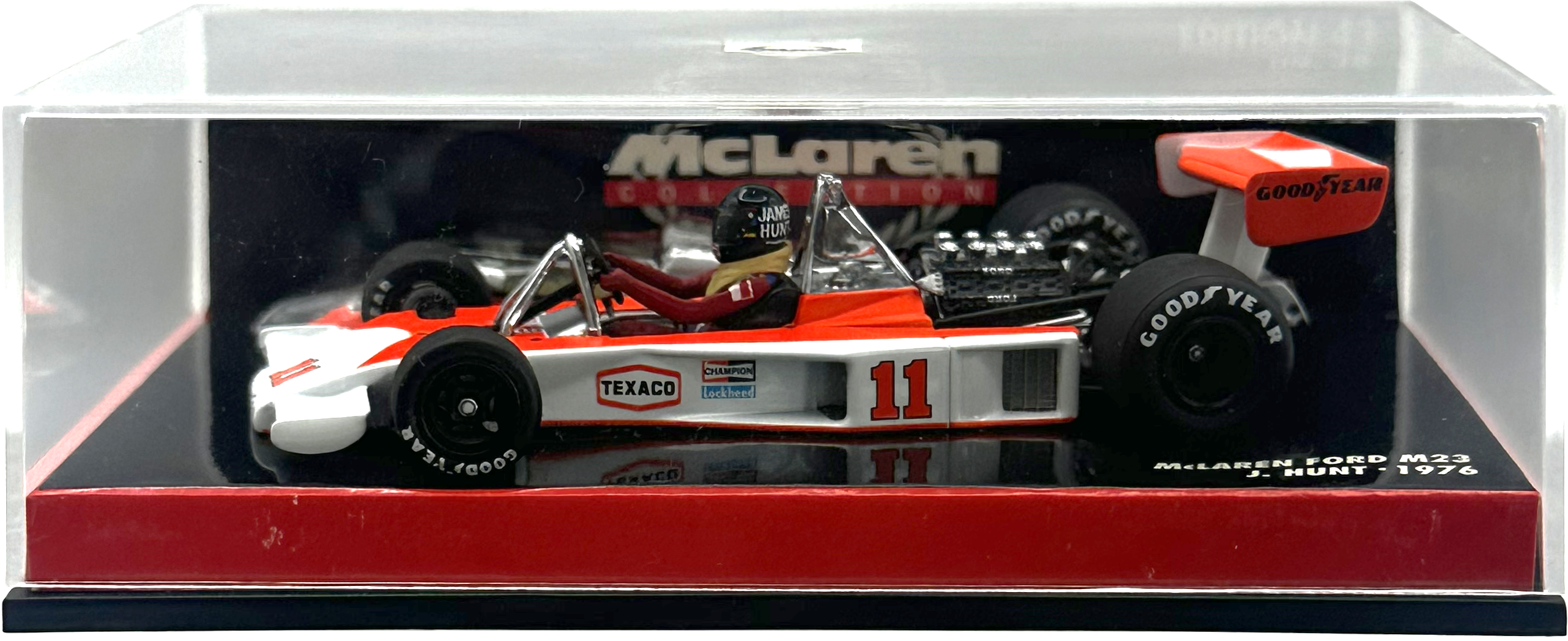 Mclaren Ford M23 Hunt MINICHAMPS escala 1:43