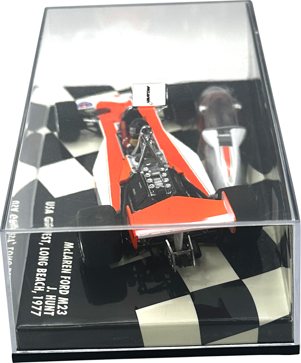 Mclaren Ford M23 USA GP WEST Long Beach Hunt MINICHAMPS escala 1:43
