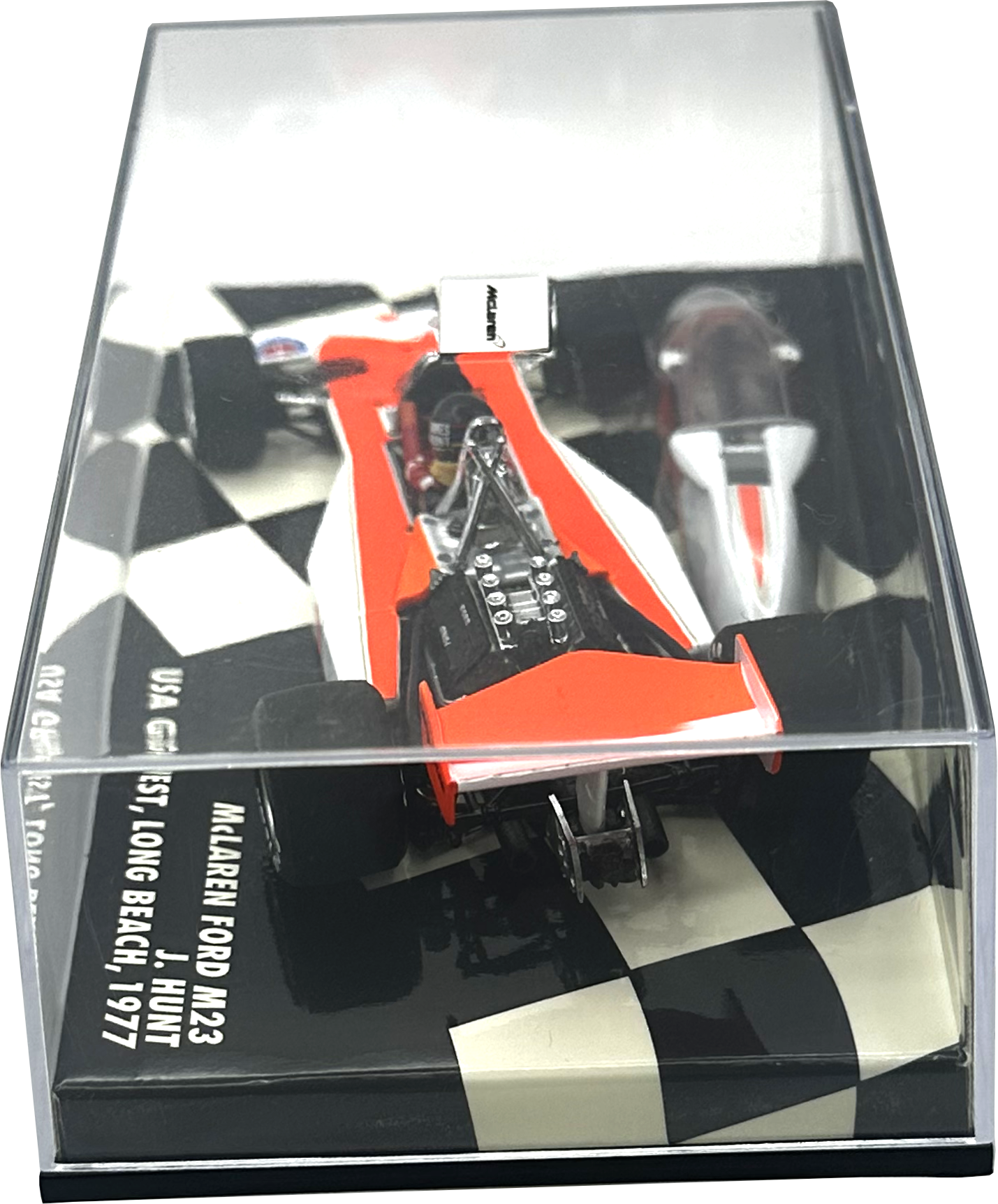 Mclaren Ford M23 USA GP WEST Long Beach Hunt MINICHAMPS escala 1:43