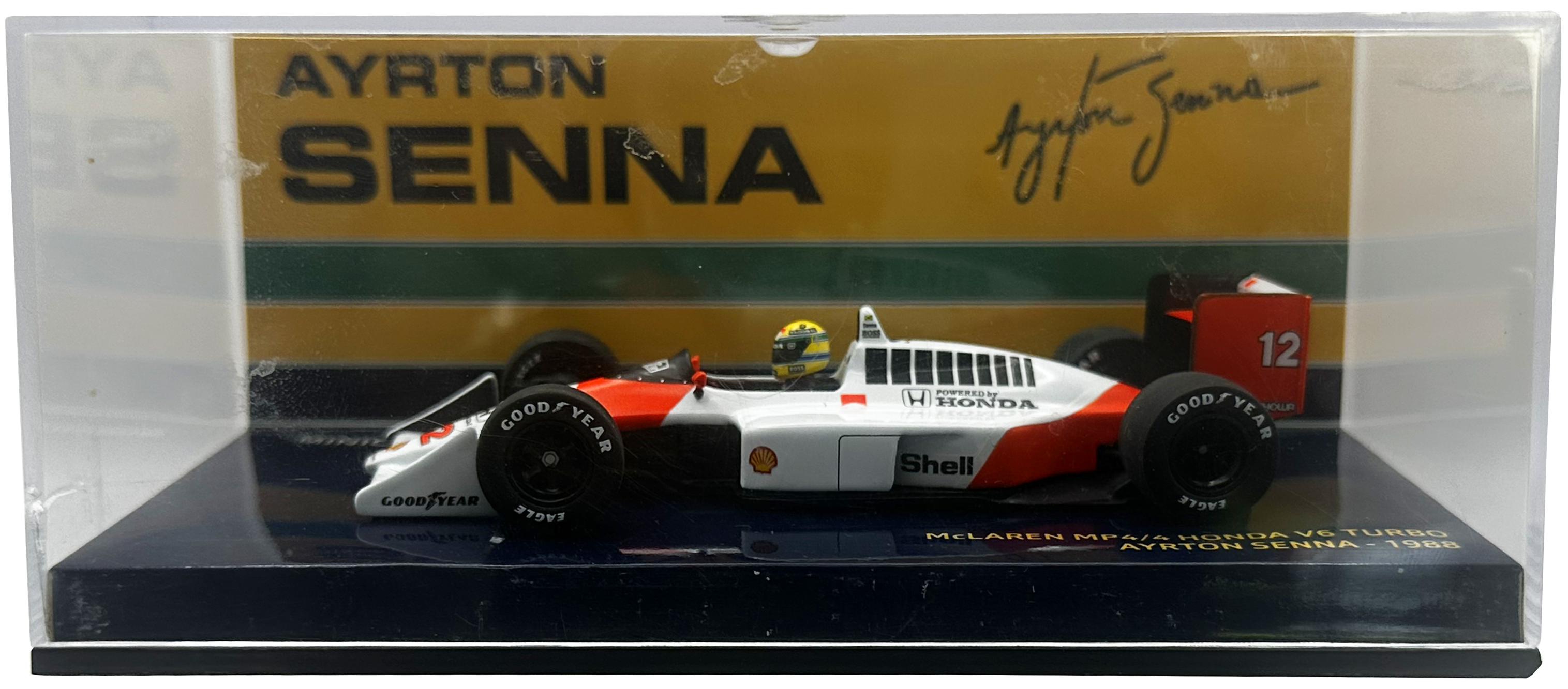Mclaren Honda MP4/4 1988 Senna MINICHAMPS escala 1:43