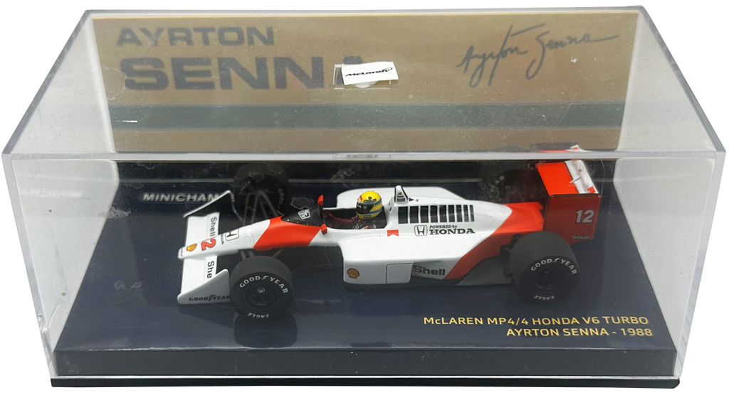 Mclaren Honda MP4/4 1988 Senna MINICHAMPS escala 1:43