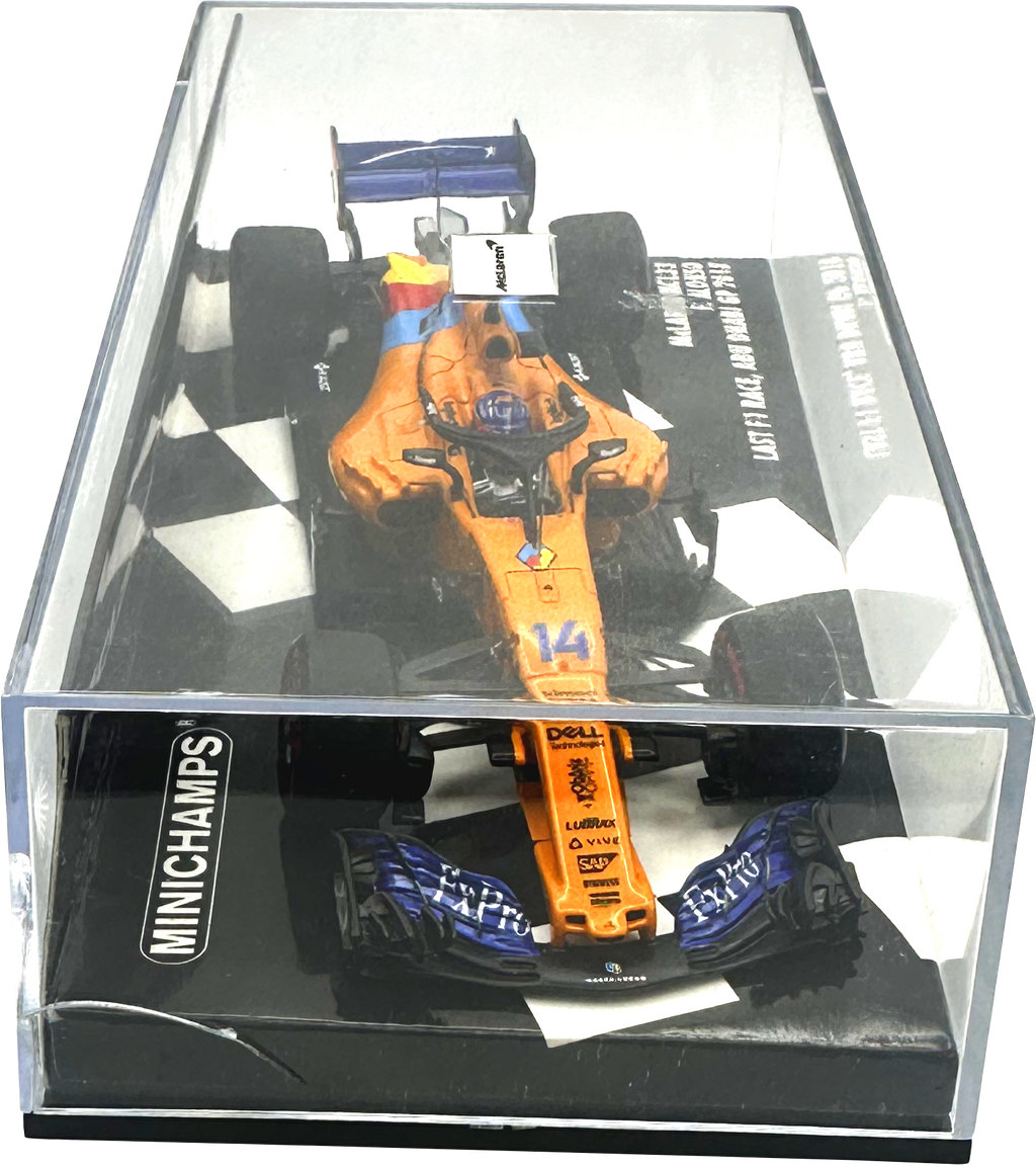 Mclaren MCL33 Abu Dhabi GP Alonso MINICHAMPS escala 1:43