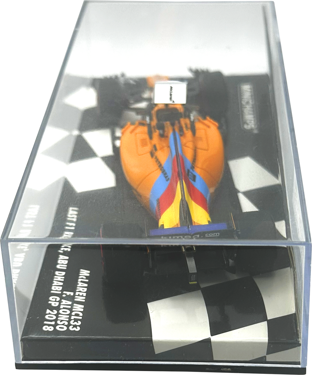 Mclaren MCL33 Abu Dhabi GP Alonso MINICHAMPS escala 1:43