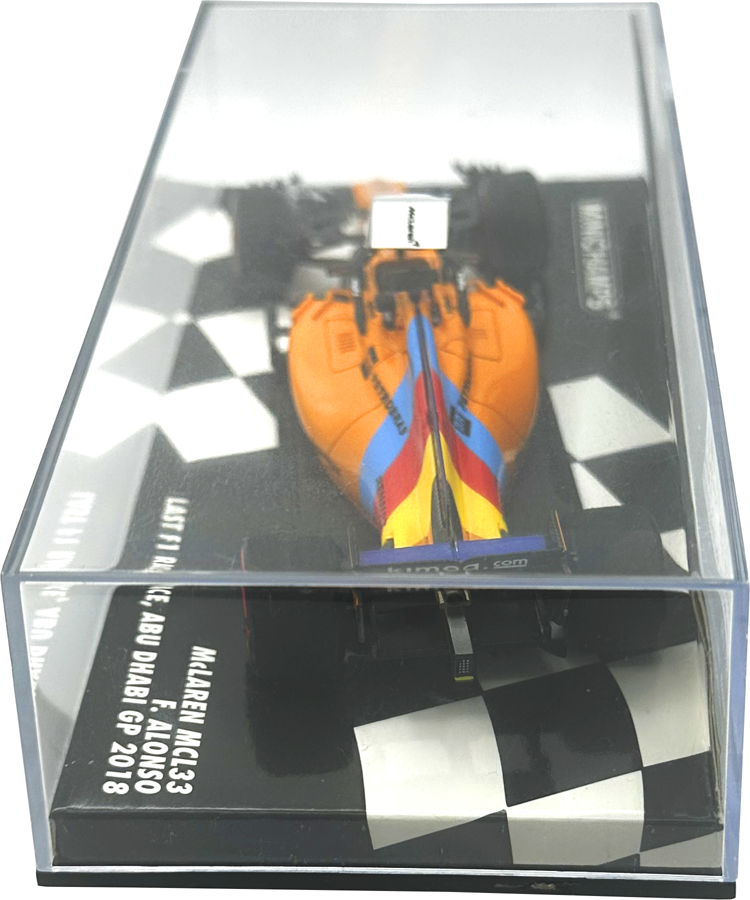 Mclaren MCL33 Abu Dhabi GP Alonso MINICHAMPS escala 1:43
