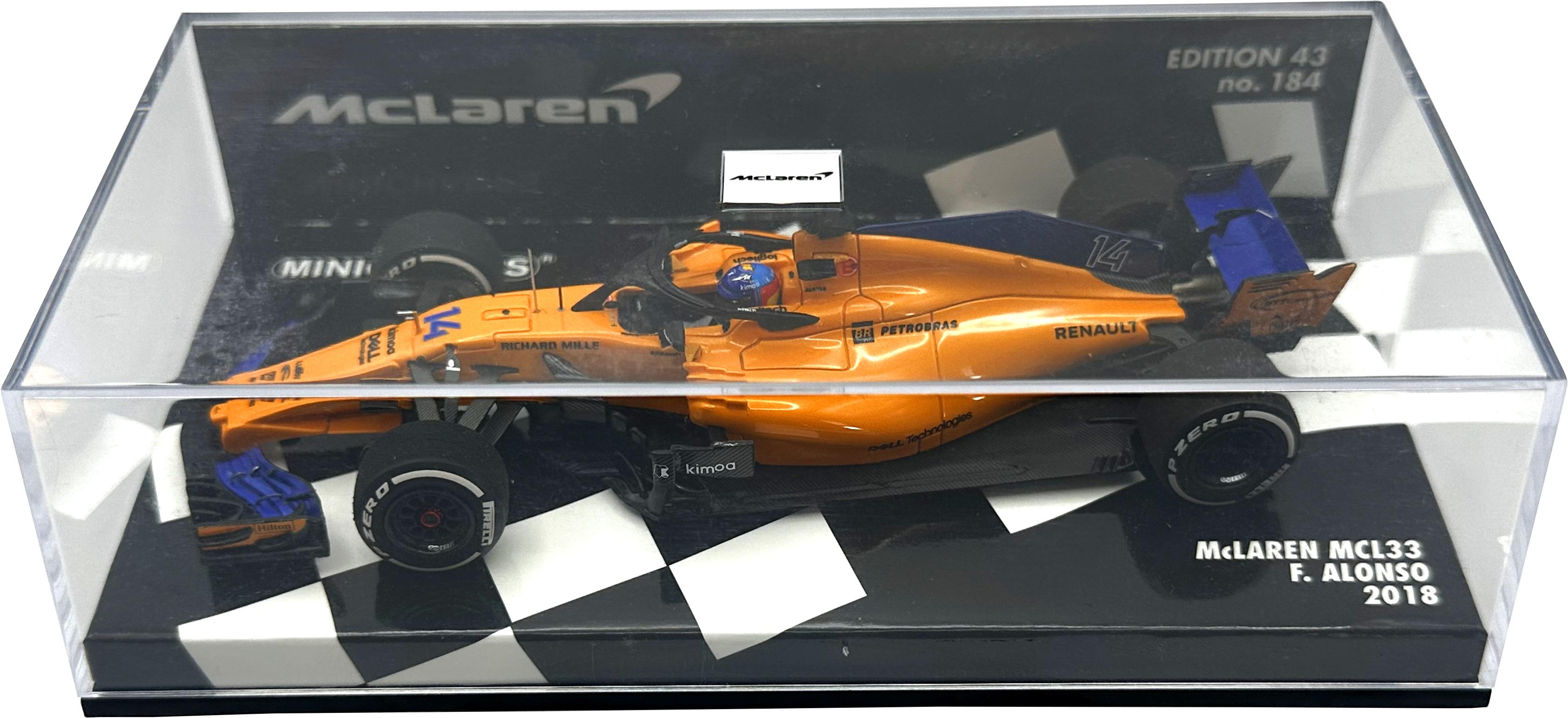 Mclaren MCL33 Alonso MINICHAMPS escala 1:43