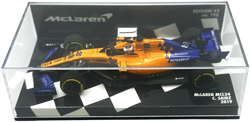 Mclaren MCL34 Sainz MINICHAMPS escala 1:43