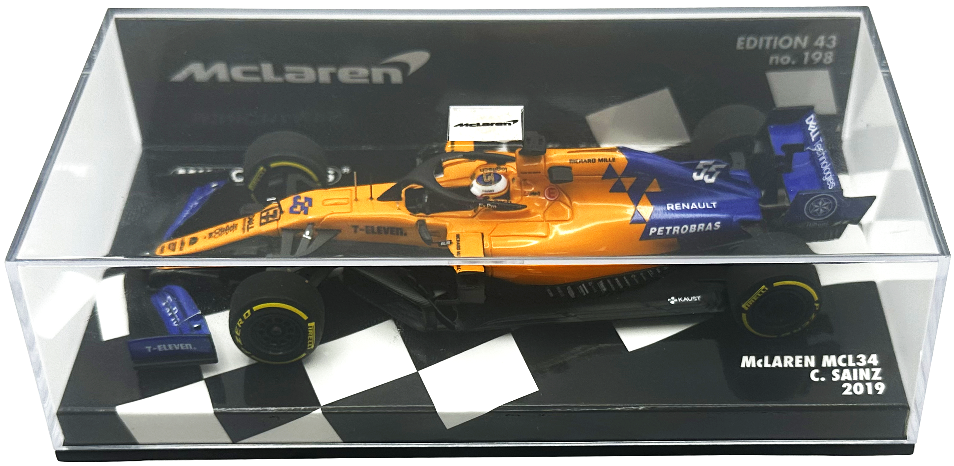 Mclaren MCL34 Sainz MINICHAMPS escala 1:43