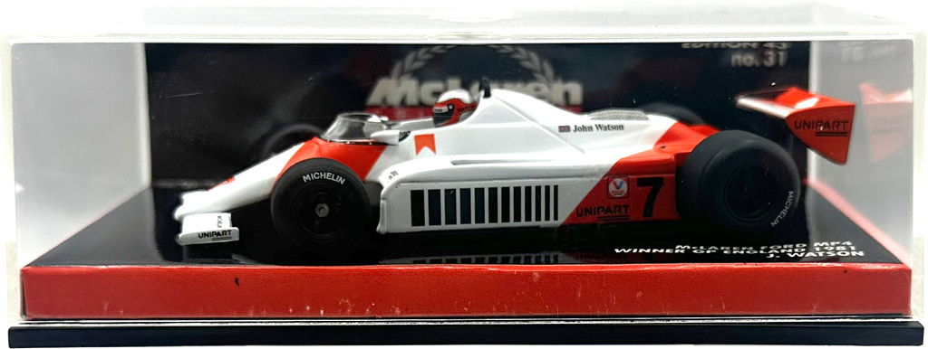 Mclaren Ford MP4 GP England Watson MINICHAMPS escala 1:43
