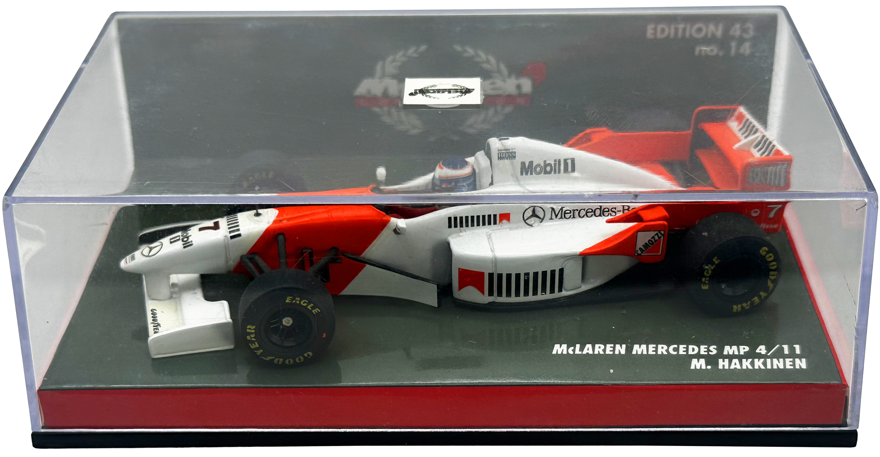 Mclaren Mercedes MP4/11 1996 Hakkinen MINICHAMPS escala 1:43