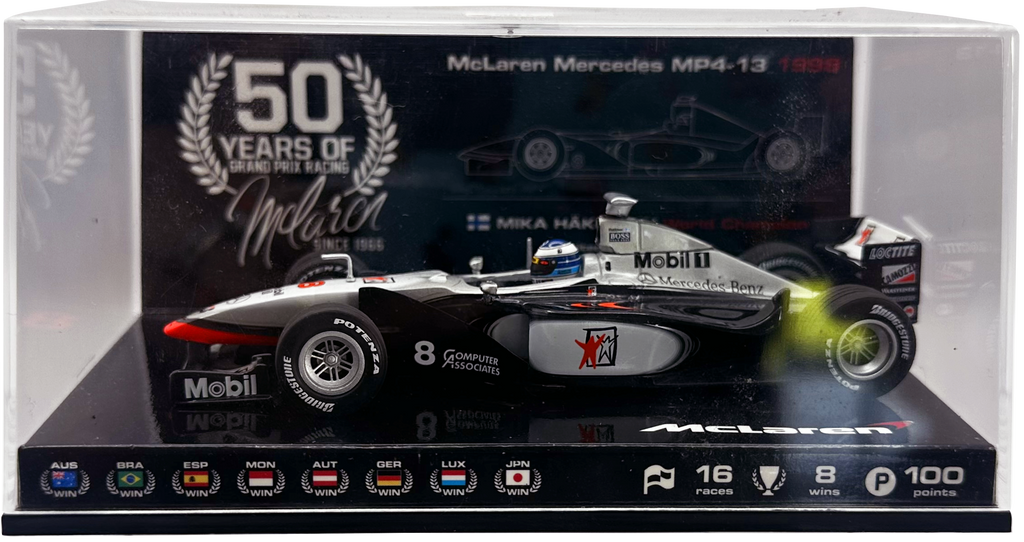 Mclaren Mercedes MP4/13 1998 Hakkinen MINICHAMPS escala 1:43