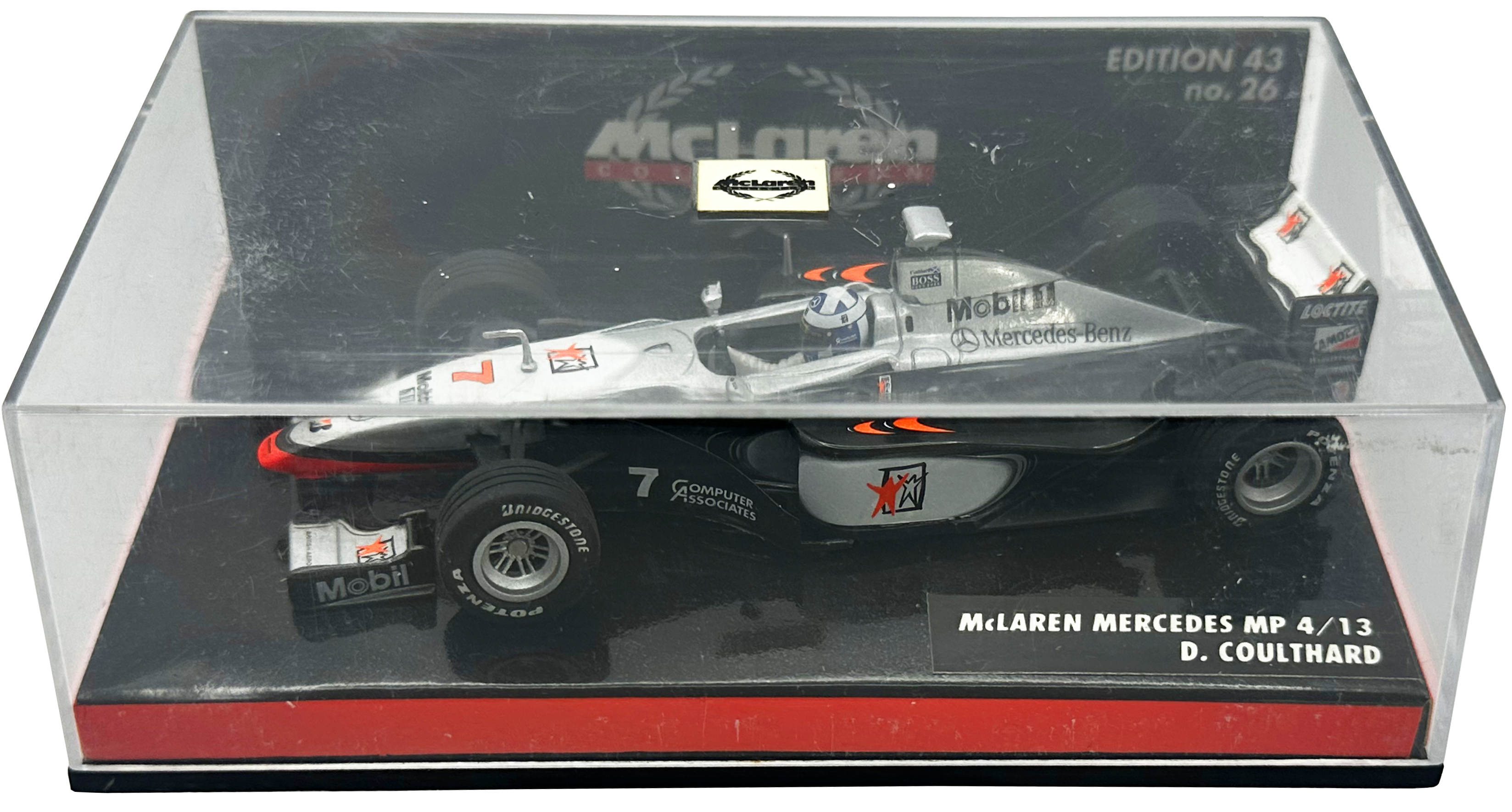 Mclaren Mercedes MP4/13 Coulthard MINICHAMPS escala 1:43