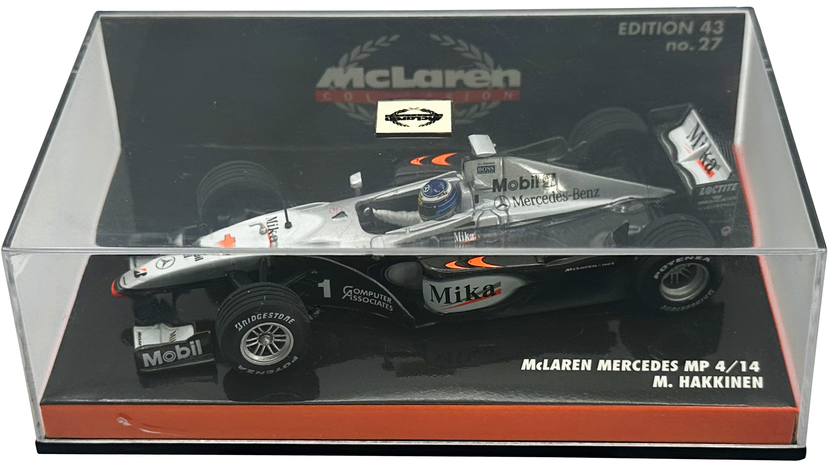 Mcalren Mercedes MP4/14 Hakkinen MINICHAMPS escala 1:43