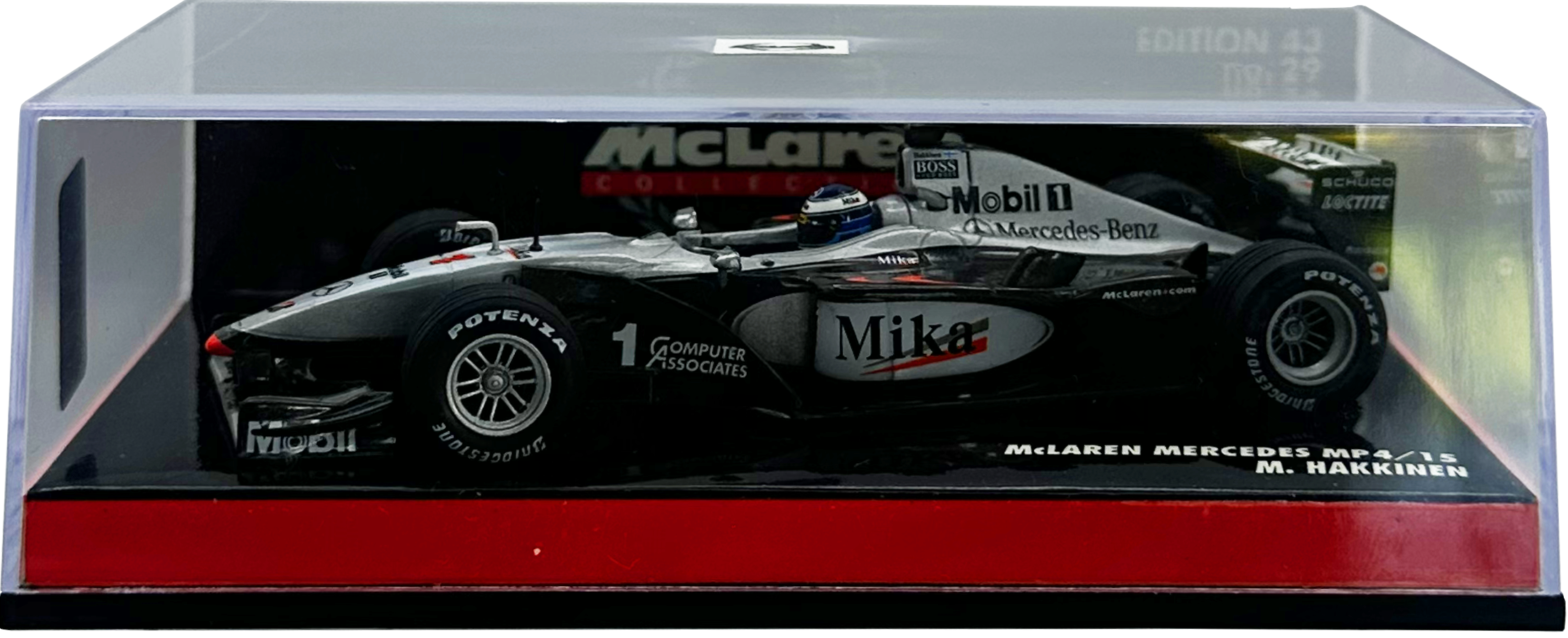 Mclaren Mercedes MP4/15 Hakkinen MINICHAMPS escala 1:43