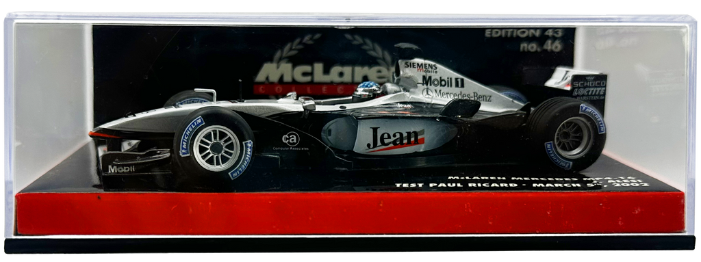 Mclaren Mercedes MP4/16 Alesi MINICHAMPS escala 1:43