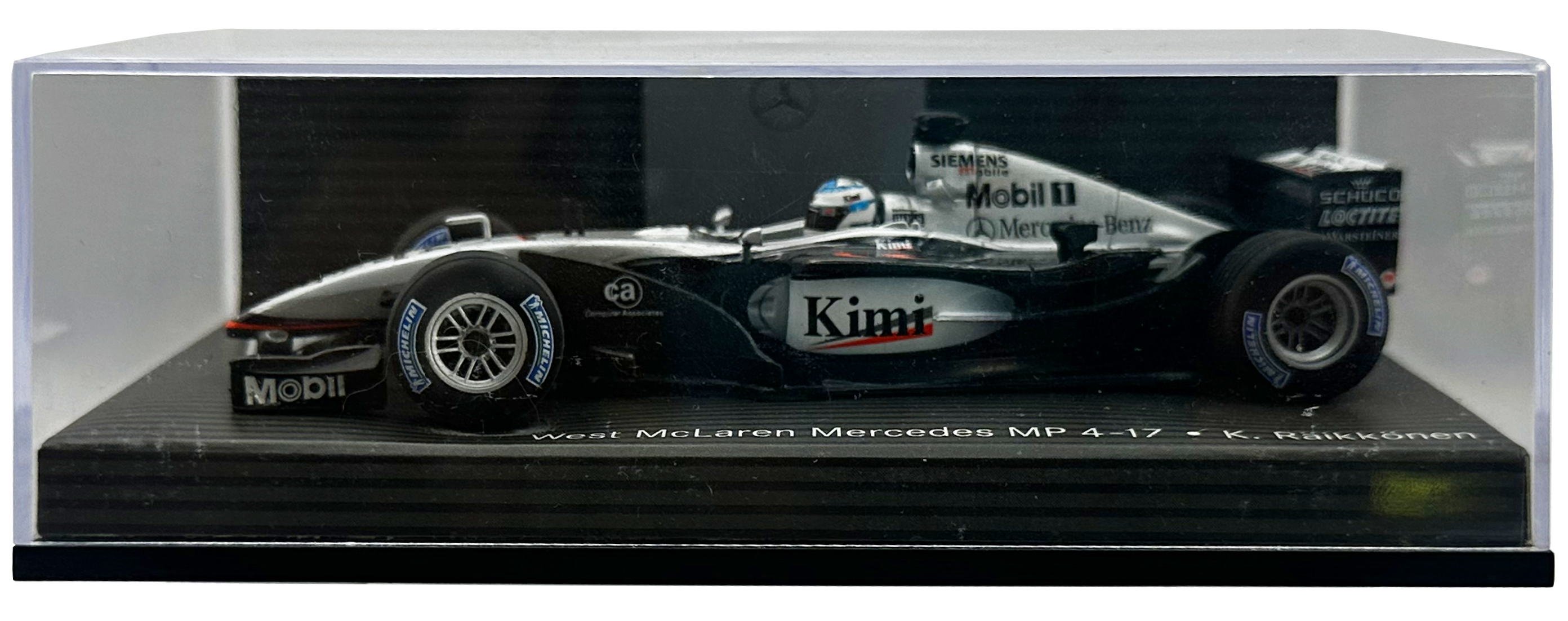 West Mclaren Mercedes MP4/17 Raikkonen MINICHAMPS escala 1:43