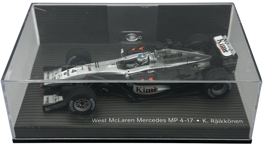 West Mclaren Mercedes MP4/17 Raikkonen MINICHAMPS escala 1:43