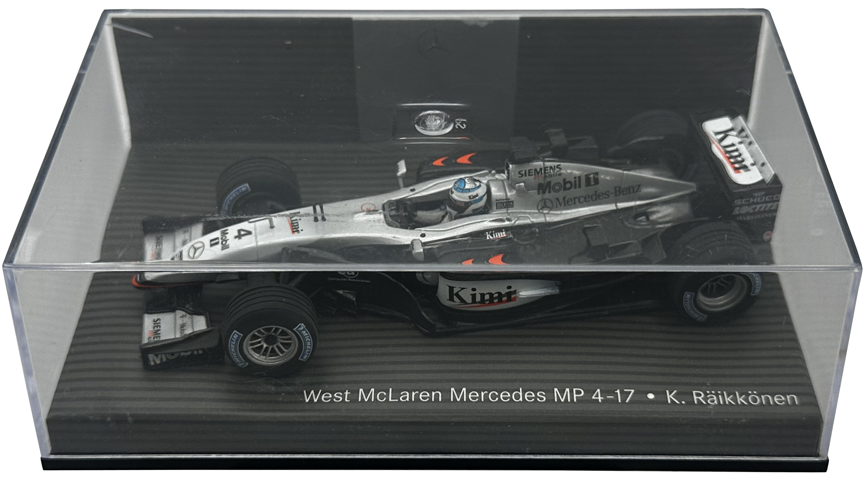 West Mclaren Mercedes MP4/17 Raikkonen MINICHAMPS escala 1:43