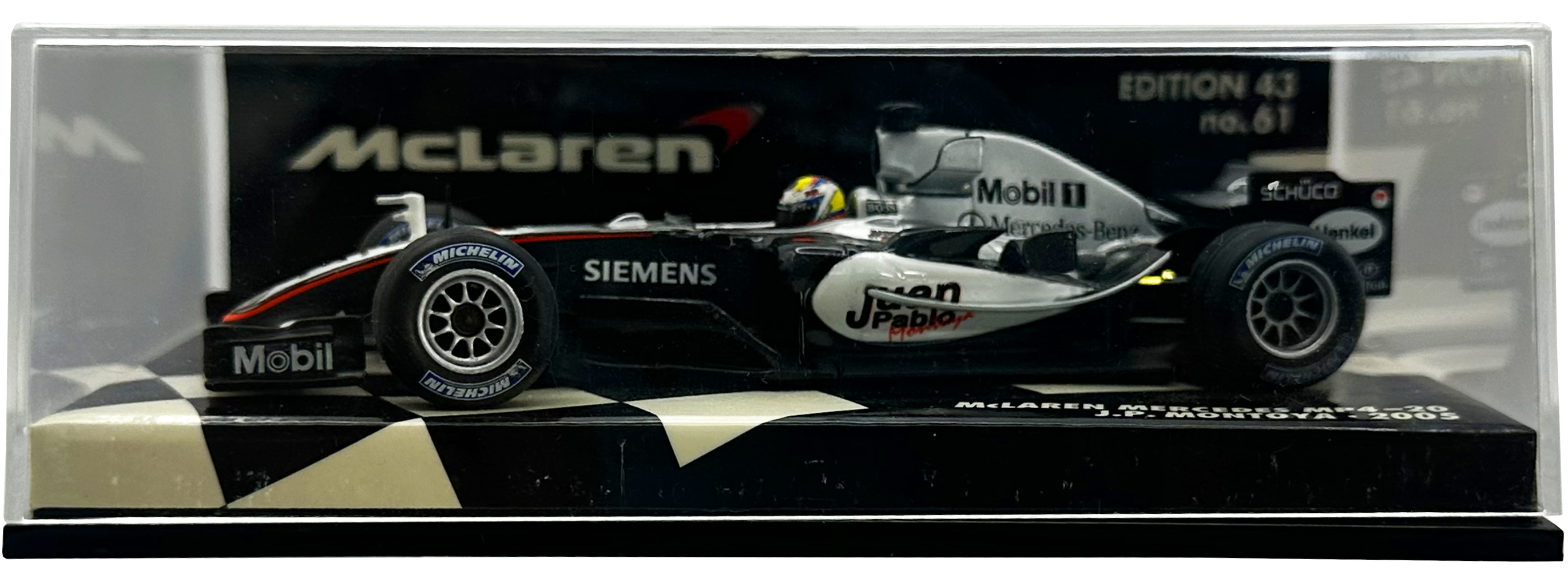 Mclaren Mercedes MP4/20 Montoya MINICHAMPS escala 1:43