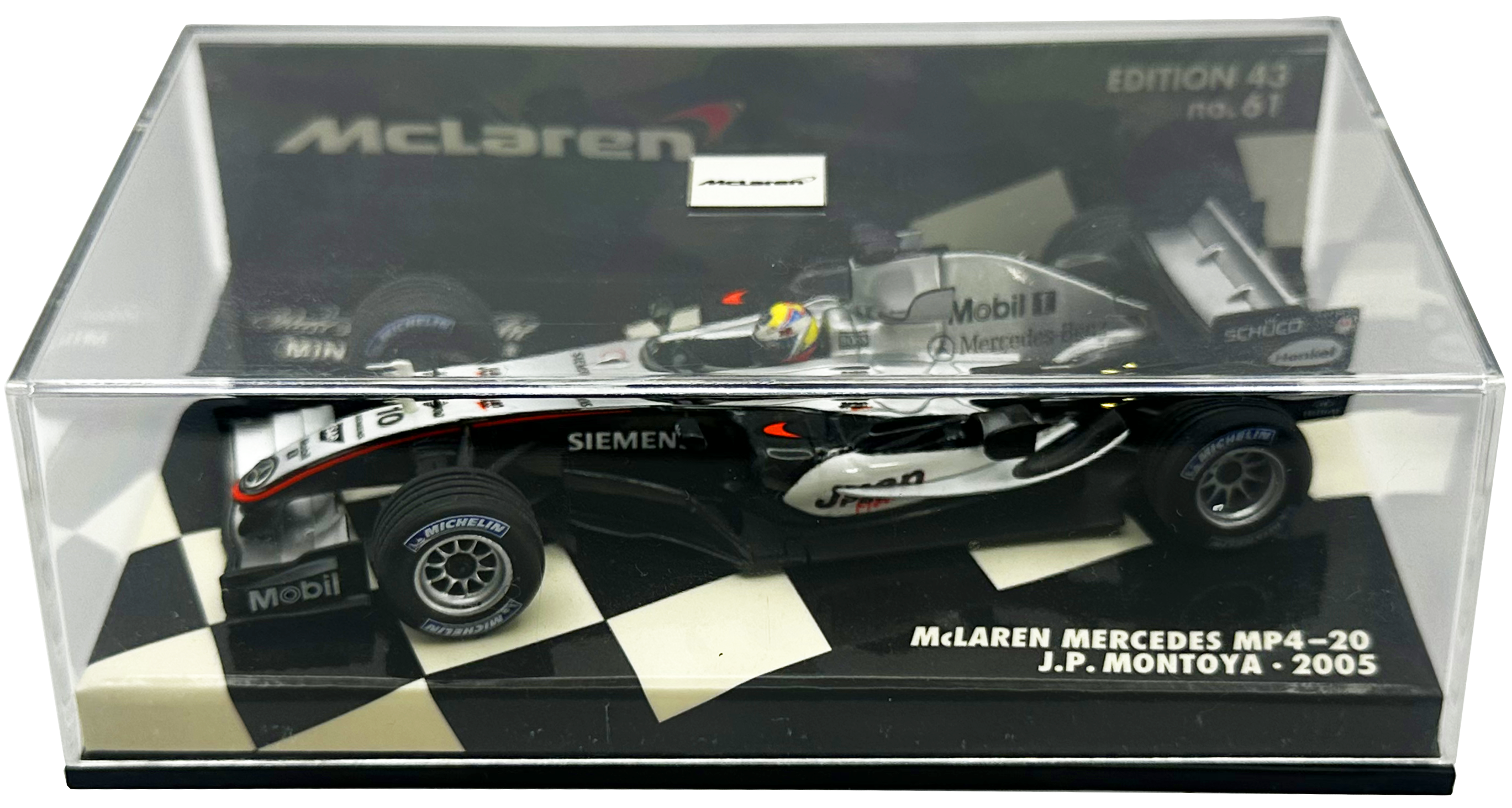 Mclaren Mercedes MP4/20 Montoya MINICHAMPS escala 1:43