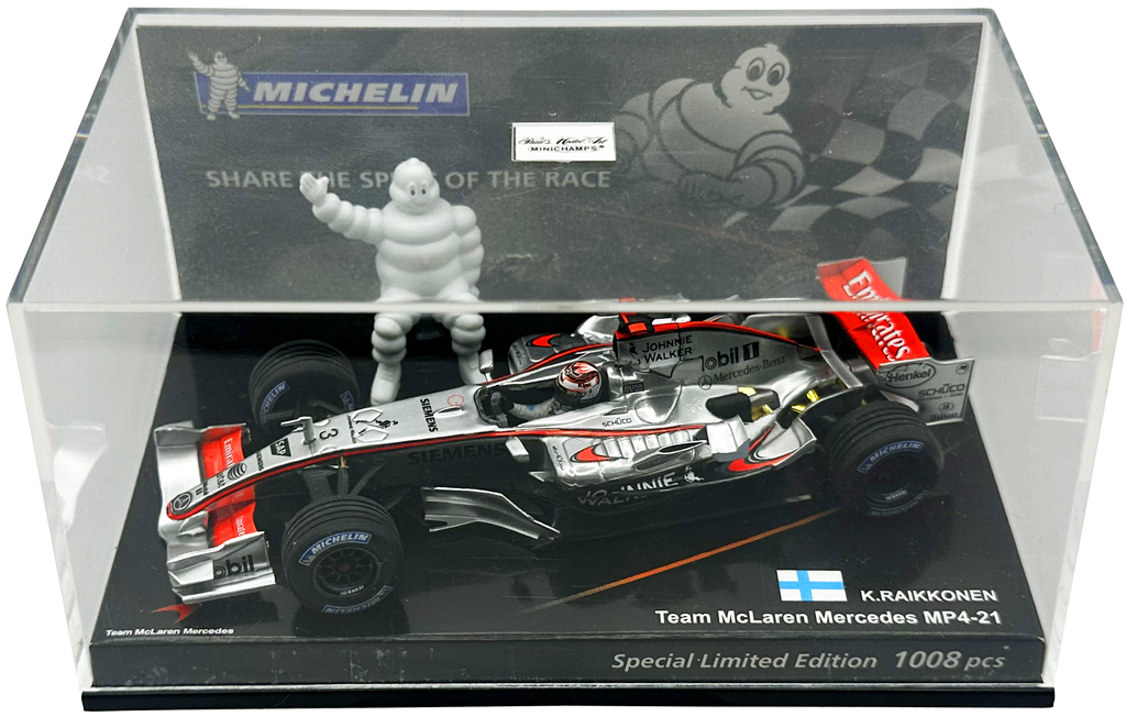 Mclaren Mercedes MP4/21 Raikkonen MINICHAMPS escala 1:43