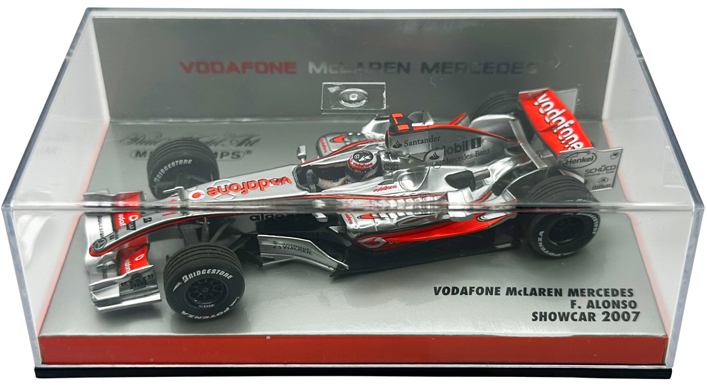 Vodafone Mclaren Mercedes MP4/22 Showcar Alonso MINICHAMPS escala 1:43