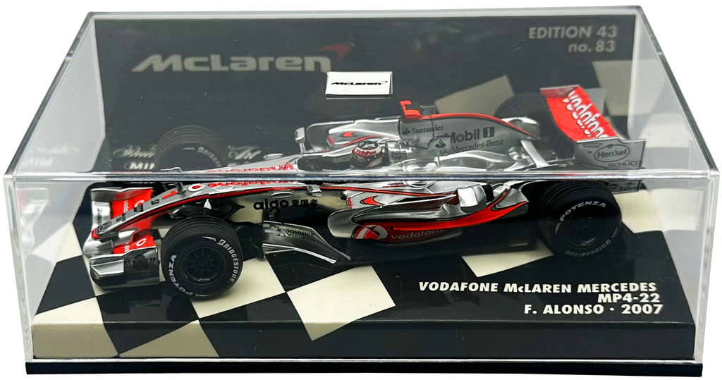 Vodafone Mclaren Mercedes MP4/22 Alonso MINICHAMPS escala 1:43