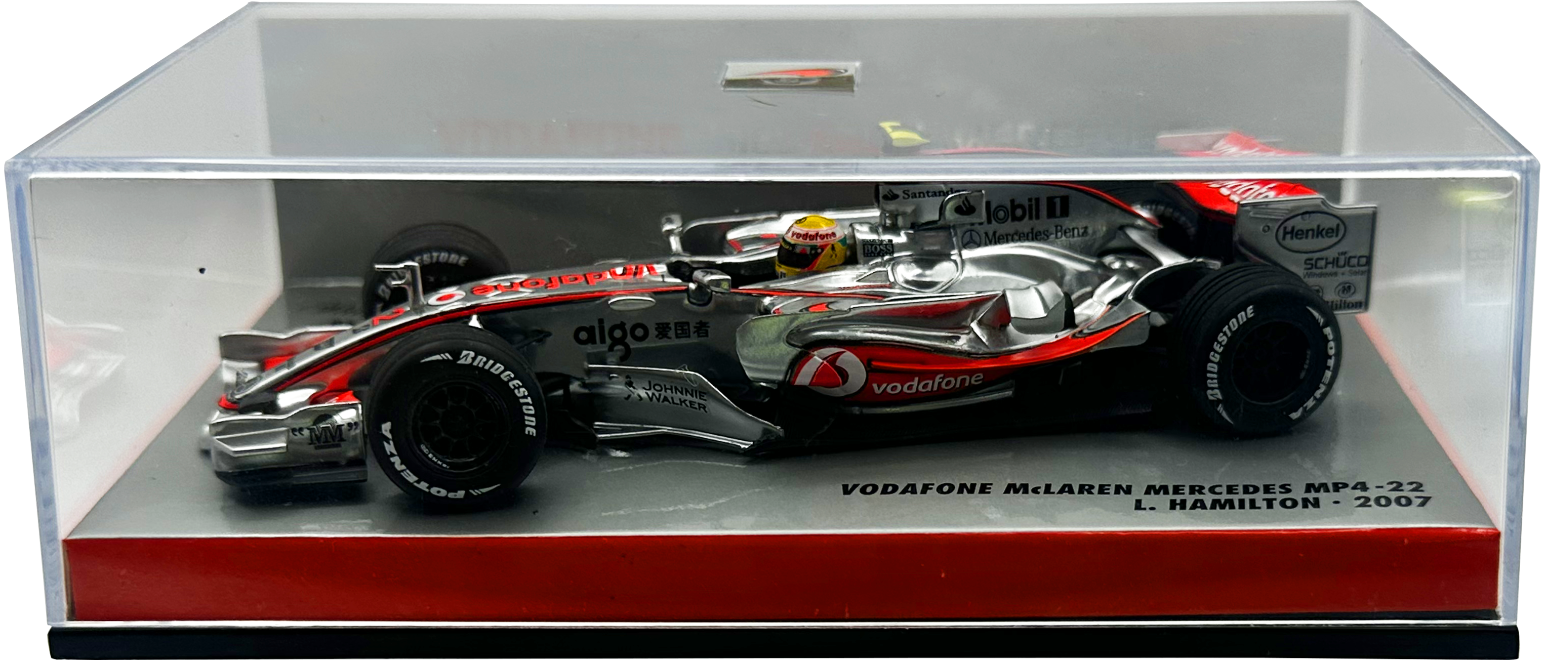 Vodafone Mclaren Mercedes MP4/22 Hamilton MINICHAMPS escala 1:43